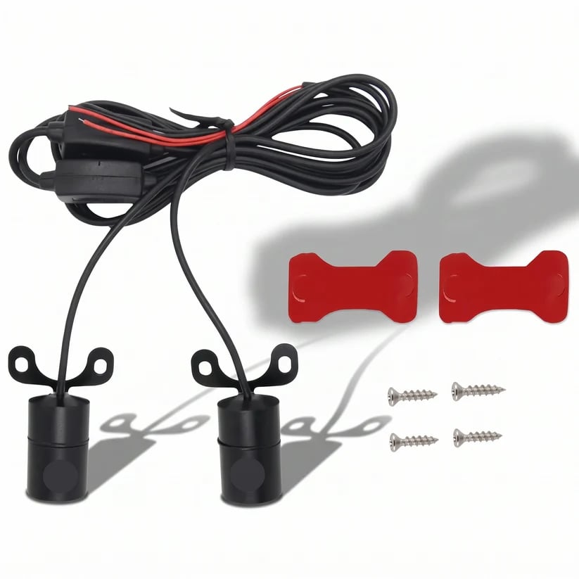 🏍️ Lampy projektorowe LED w kształcie anielskich skrzydeł do motocykli