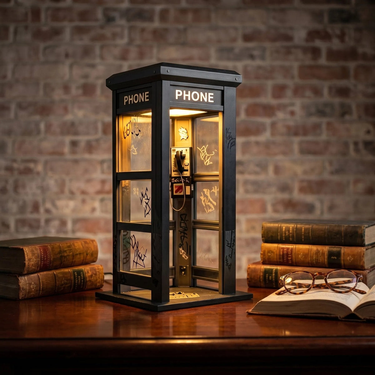 📞TERAZ 50% ZNIŻKI✨Lampa nastrojowa w stylu vintage w kształcie budki telefoniczne