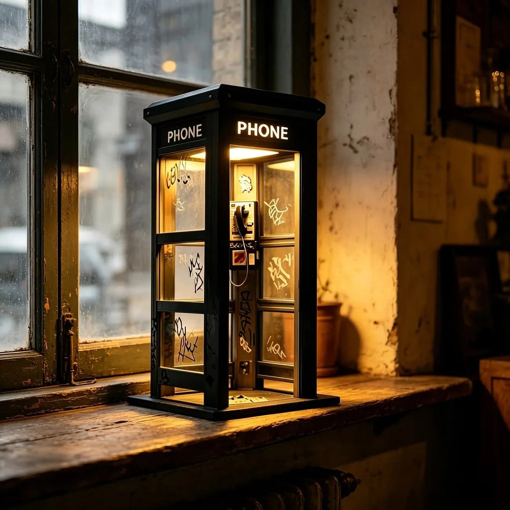 📞TERAZ 50% ZNIŻKI✨Lampa nastrojowa w stylu vintage w kształcie budki telefoniczne