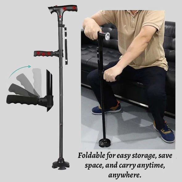 Nowy model składanej kuli z podświetleniem LED 🦯